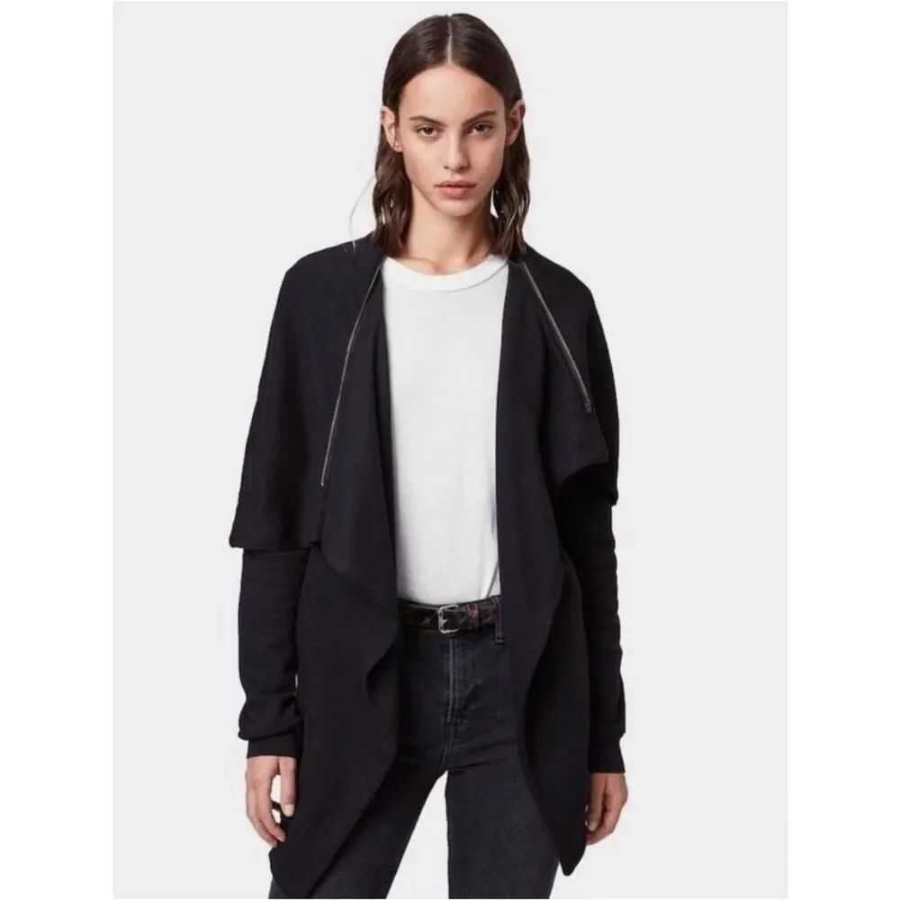 All Saints Drapey Jacket. XS